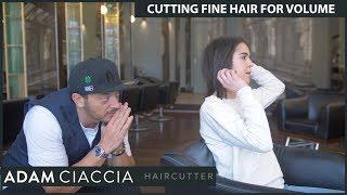 Gentle Shaping & texture is enough for fine hair on Episode #48 of HairTube© with Adam Ciaccia