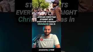 African Christian sets students straight   #jesus #bible #god #christianity #spirituality