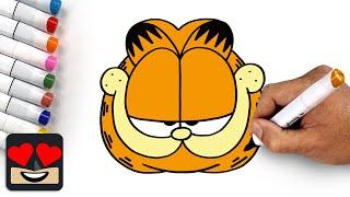 How To Draw Garfield EASY