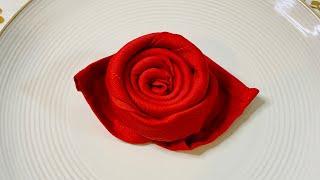 Rose Napkin Fold