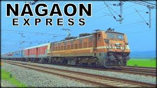 SANTRAGACHI (SRC) WAP4 with 15630 Nagaon Express: Silghat - Guwahati - Tambaram (Chennai) | NFR