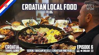 Croatia Food Tour Vlog | Seoski Turizam Kezele | Croatian Vineyard