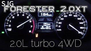 (2015y) SJG FORESTER 2.0XT acceleration test,cruise engine RPM,up to max speed.