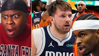 luka and the new look mavs look *DANGEROUS* OKC THUNDER VS MAVERICKS * REACTION* 