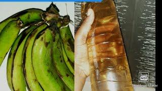 How To Make NGU |  Using  Unripe  plantain  PEELS | UnRipe plantain juice . NO TO POTASH  AND SODA.