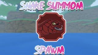 Shindo Life - Snake Summon Spawn and Location!