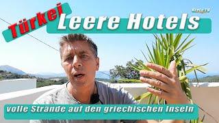 Leere Hotels in der Türkei, volle Strände auf den griechischen Inseln!!!  Kreta/Crete 2024