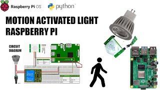 Raspberry Pi 4: Motion Activated Light