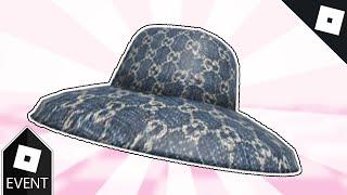 [EVENT] How to get the GUCCI DENIM WIDE BRIM HAT in the GUCCI GARDEN | Roblox