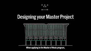 Designing your Master Project Plan