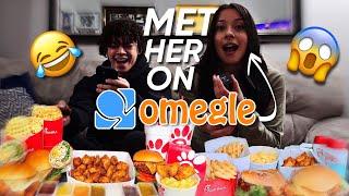 MUKBANG WITH GIRL I MET ON OMEGLE