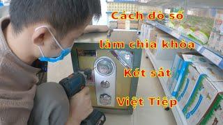 Cách làm chìa Dò số két sắt Việt Tiệp tại Hà Nội 0912826444