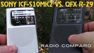 Radio Comparo - Sony ICF-S10MK2 vs. QFX R-29