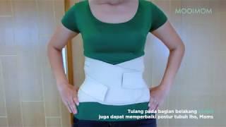 Tutorial Menggunakan Adjustable Elastic Recovery Corset MOOIMOM