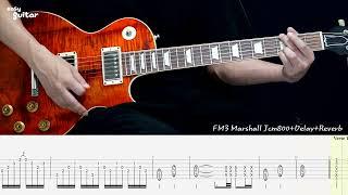 Guns N' Roses - Knockin' On Heaven's Door GuitarLesson With Tab Part.1(Slow Tempo)