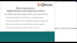TechBoomers   Digital Literacy for Seniors and Beginners, 9/4/2015