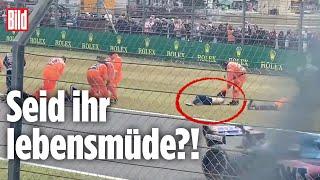 Klima-Aktivisten stürmen Formel-1-Rennen ... während es schon läuft! | BILD am Abend