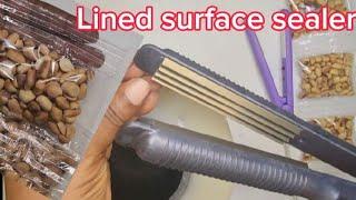 Lined surface mini hand sealer