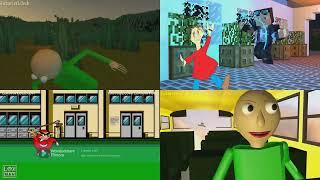 (Baldi Edition) THE END OF THE WORLD! SPARTA REMIX QUADPARISON 46