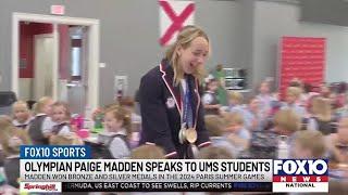 Mobile's Paige Madden, Olympic medalist, shares her story with community that made her