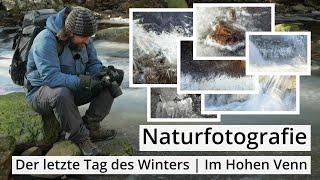Naturfotografie: Der letzte Tag des Winters | Im HOHEN VENN | EIS, WASSER, EIS und noch mehr EIS
