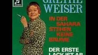 Der erste Lack ist ab Grethe Weiser