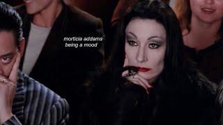 morticia addams being a mood for 5 minutes straight