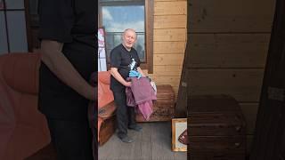 Зачем на веранде дизайнерский #сундук из дубовых досок?