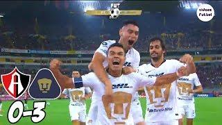 Atlas vs Pumas 0-3 Resumen Completo Liga MX Jornada 3 2018