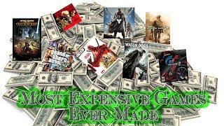 Top 7 Most Expensive Games Ever Made