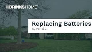 Brinks Home IQ Panel 2 - Replacing Batteries