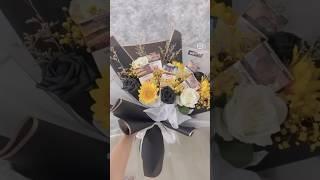 Cigarettes with Artificial Bouquet #flowerwrapping #flowerbouquet #tutorialbuketbunga #florist