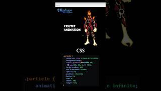 Create HTML CSS Fire Animation | css animation