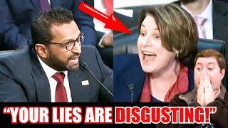 Kash Patel DESTROYS Amy Klobuchar so bad everyone in congress LAUGHS at her meltdown
