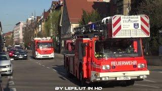 MIt Pressluft in den Gegenverkehr | Reserve DLK | Löschzug BF Stuttgart FW1 Süd