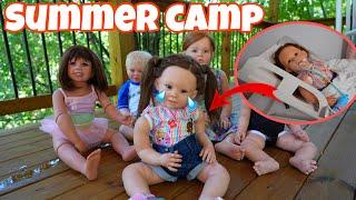 Reborn Magnoila breaks her arm at summer camp funny skit reborn videos