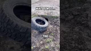 Tire Cleans Clogged Drain