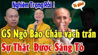 Tin Mới! Bất Ngờ Giáo Sư Ngô Bảo Châu Lên Tiếng Về Vụ Việc Thầy Thích Minh Tuệ - Xin Cầu Nguyện