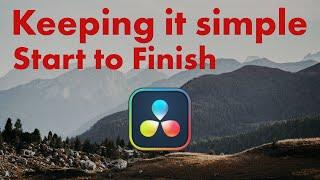 Super Basic Editing In DaVinci Resolve Tutorial