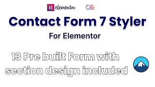 Presenting Contact Form 7 Styler Elementor addon