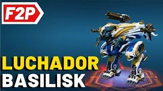 War Robots Luchador Basilisk Krait - Free to Play Hangar Gameplay (No Commentary) WR F2P