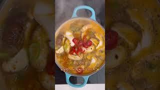 [쉬운요리 레시피] #차돌박이된장찌개 진하고 완전 구수해유!