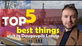 Top 5 best things to visit in Daugavpils Latvia #daugavpils #latvia