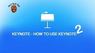 How to use Keynote