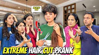 Hair Cutting Prank On My Family|Sab Dekh Kai Dar Gaye|Ro Ro Kar Bura Haal|Sistrology