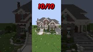 NOOB vs PRO vs HACKER: Minecraft House  #shorts