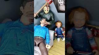 Creepy horror figures setup for you