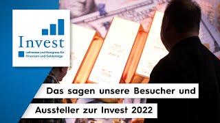 Das war die Invest 2022 - Messe Stuttgart