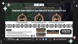 WEBINAR NASIONAL MENTOR GURU - SEGERA DAFTARKAN DIRI ANDA !!!