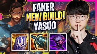 FAKER TRIES NEW YASUO BUILD! - T1 Faker Plays Yasuo MID vs Corki! | Season 2024